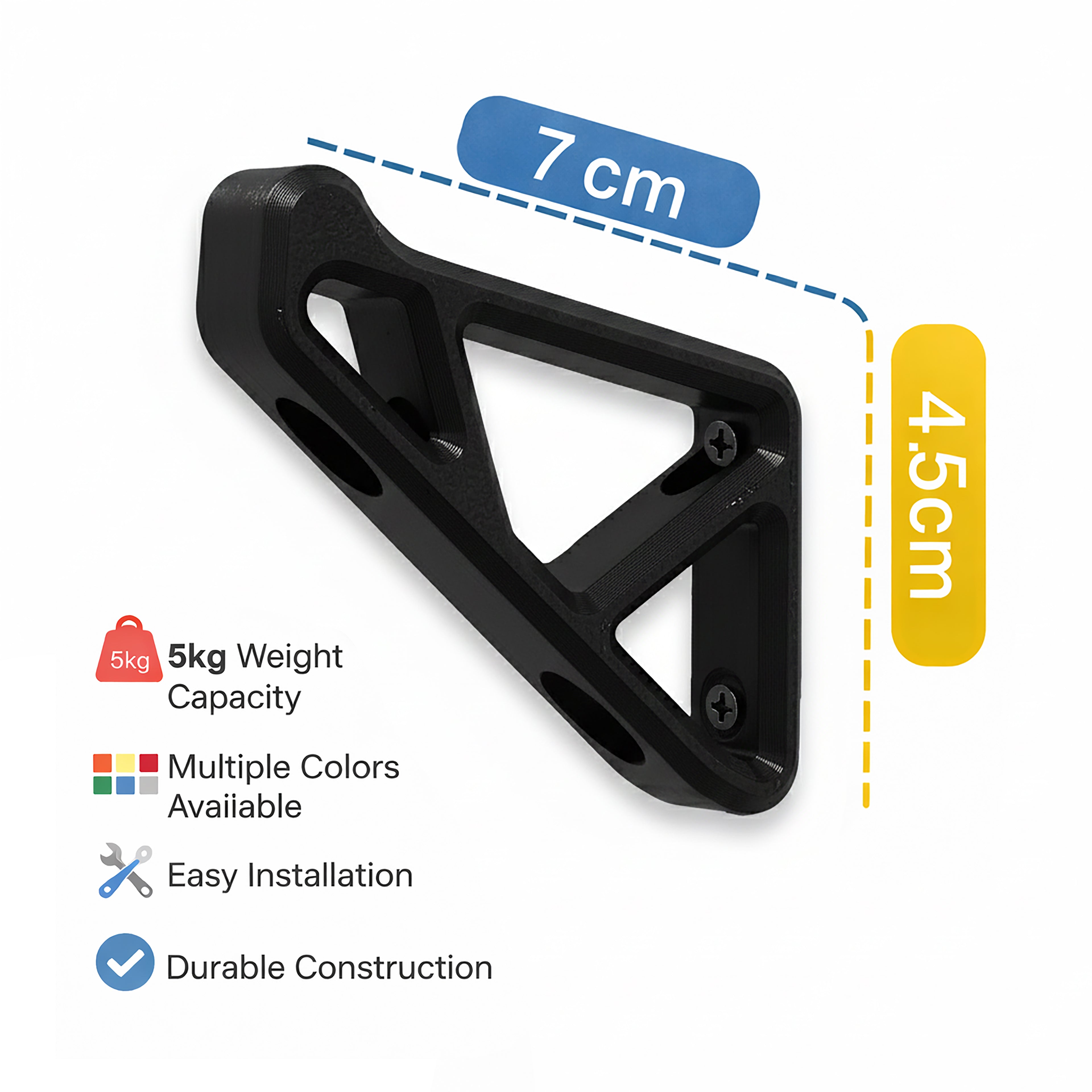 Helmet Wall Mount (Black)