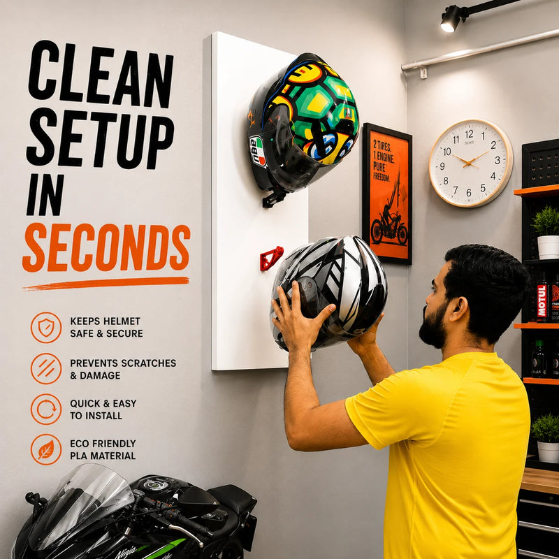 Motorcycle Helmet Hanger