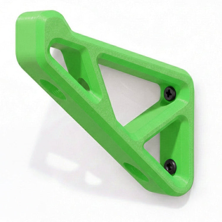 Green motorcycle helmet hanger wall mount - Dirt Accessories
