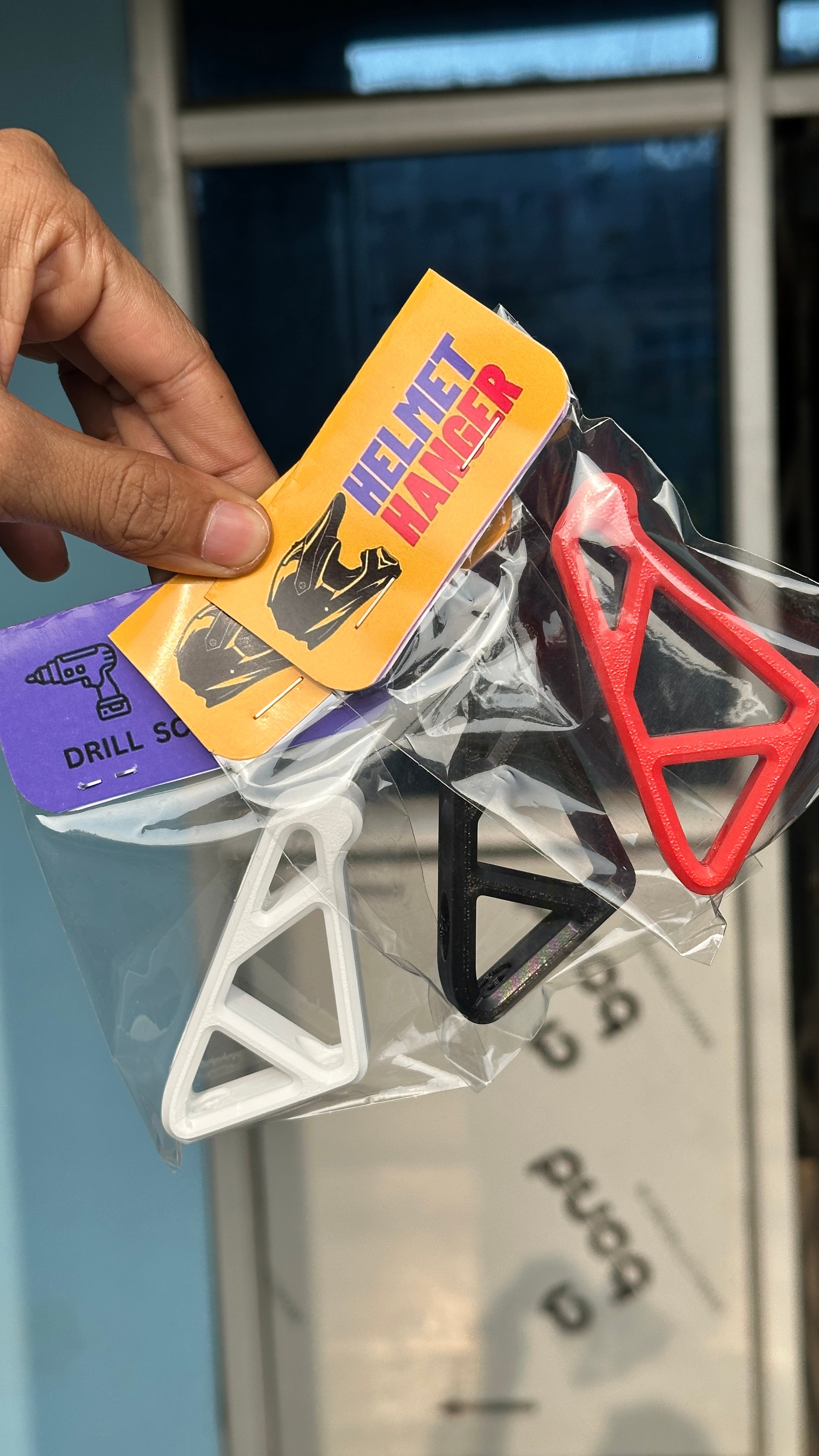 Helmet Wall Mount (Black)