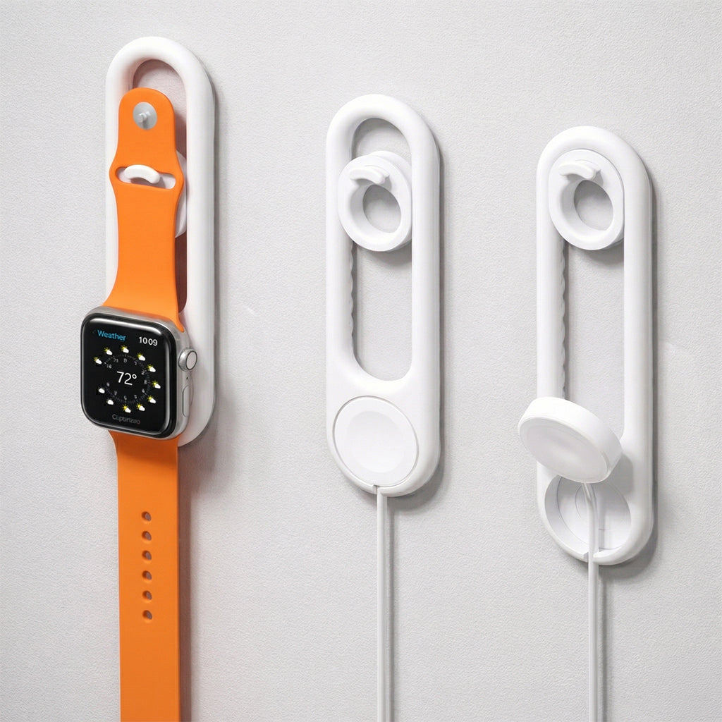 Orange Apple Watch Charging Holder