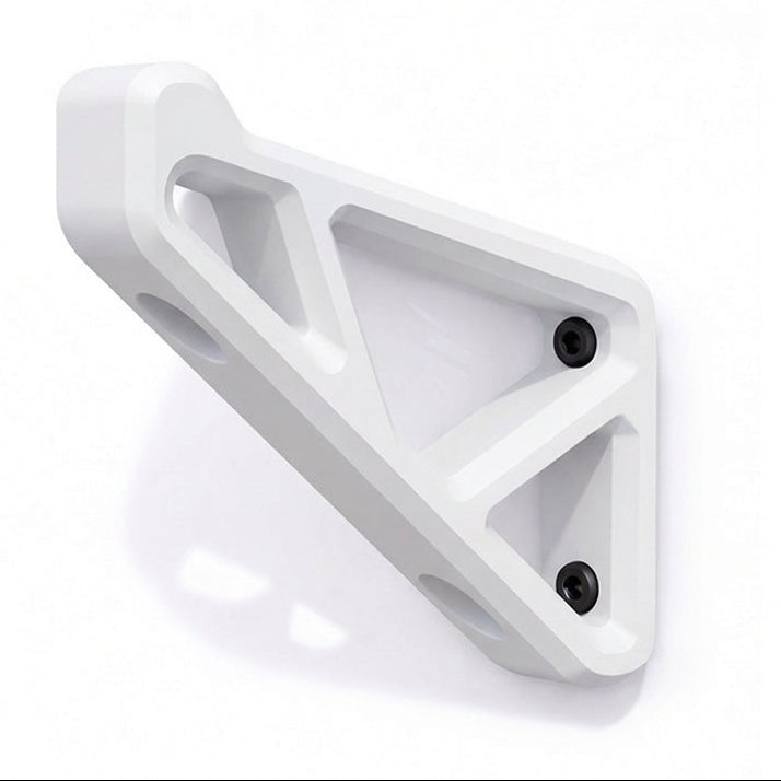 White motorcycle helmet hanger wall mount - Dirt Accessories