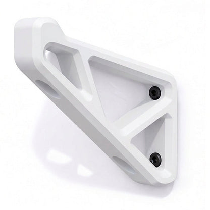 White motorcycle helmet hanger wall mount - Dirt Accessories