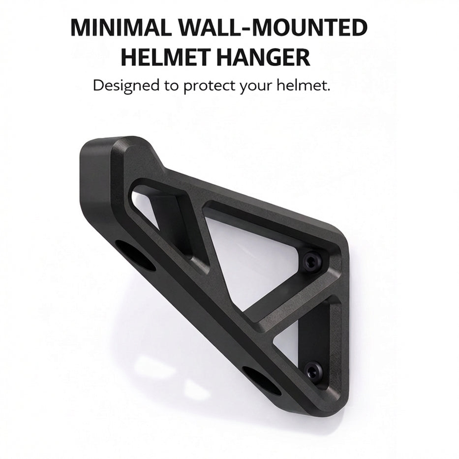 Universal Motorcycle Helmet Hanger for Wall