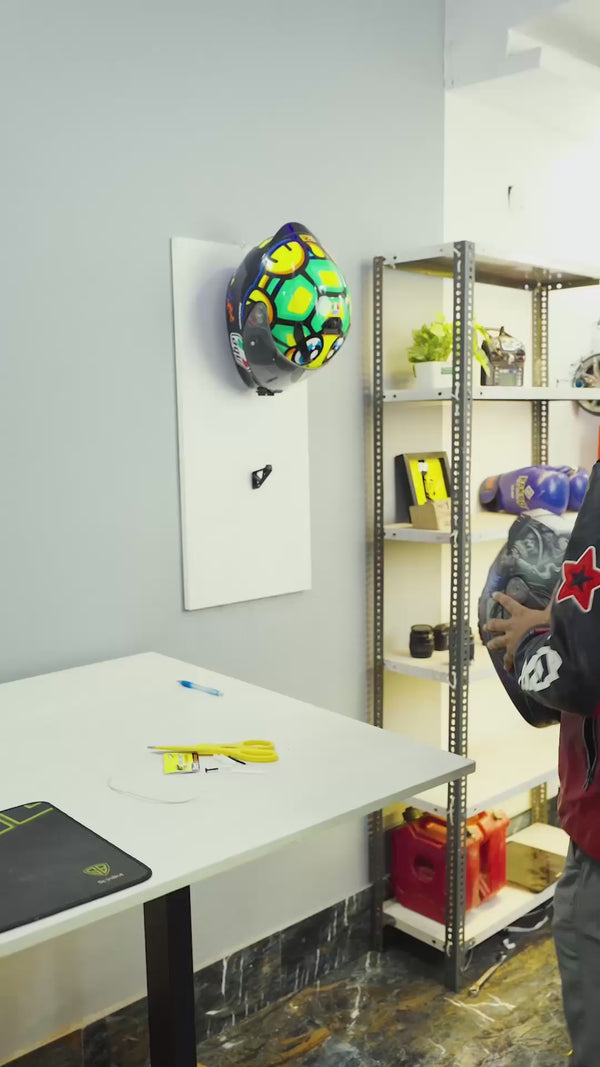 Wall Mounted Helmet Hanger Video 