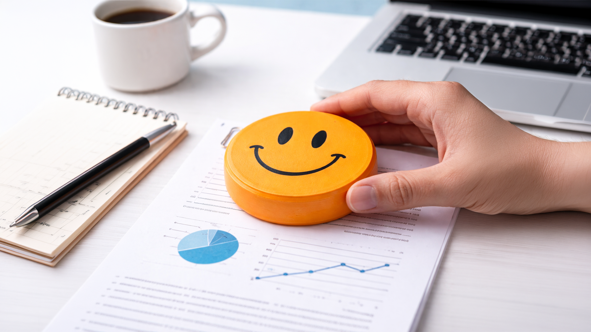 SMILEY PILL PAPERWEIGHT