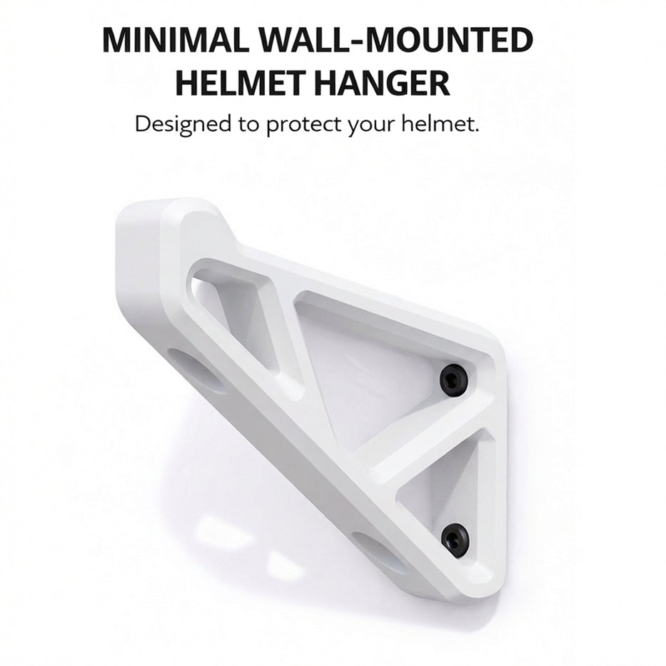 Universal Motorcycle Helmet Hanger for Wall