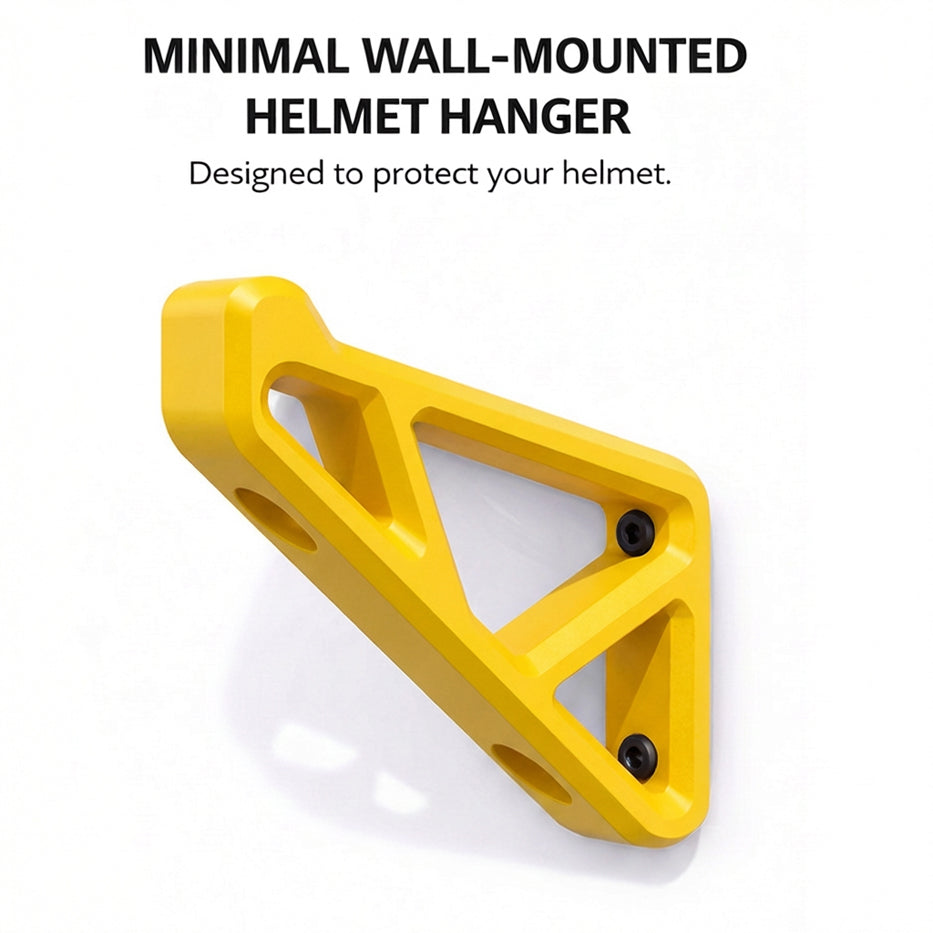 Universal Motorcycle Helmet Hanger for Wall